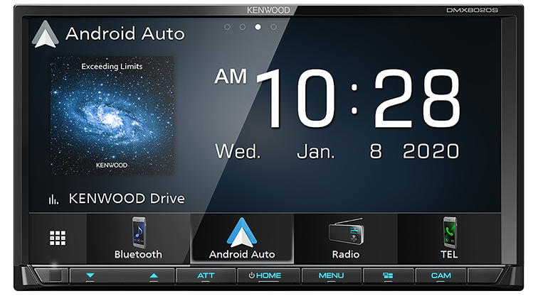 Kenwood DMX8020S CarPlay Android Auto car stereo