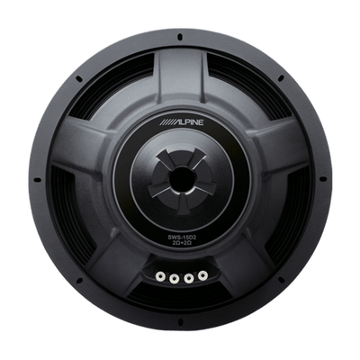 Alpine SWS-15D2 2 ohm subwoofer