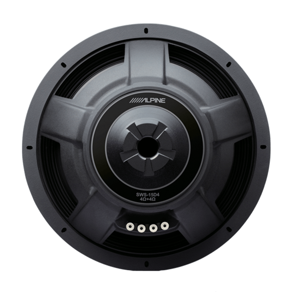 Alpine SWS-15D4 4 ohm subwoofer