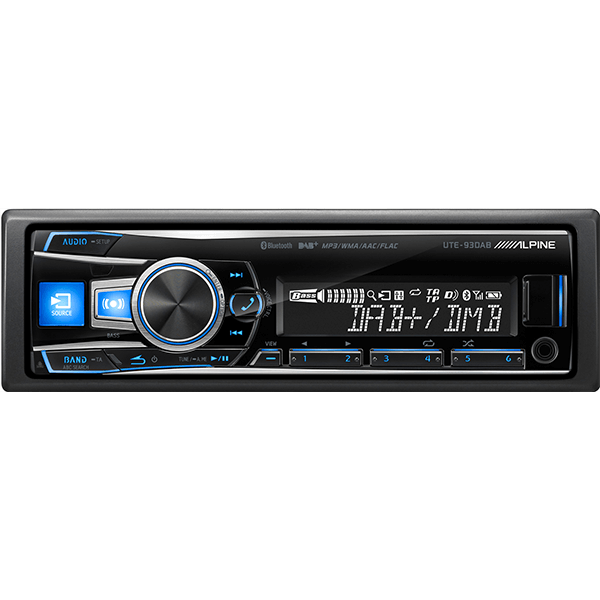 Alpine UTE-93DAB mechless Bluetooth headunit