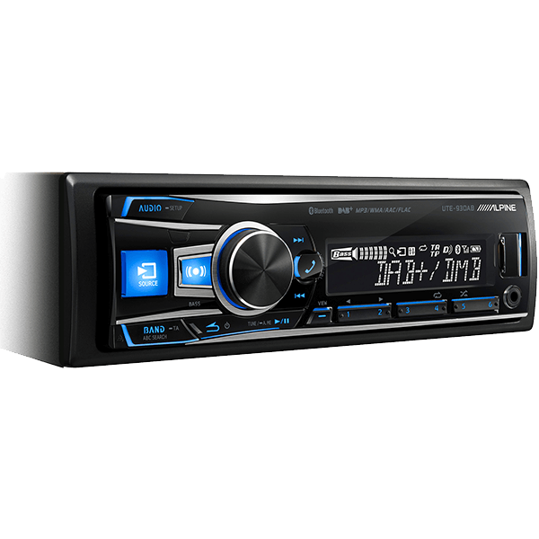 Alpine UTE-93DAB mechless Bluetooth headunit