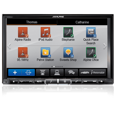 Alpine X008AU 8 inch navigation head unit