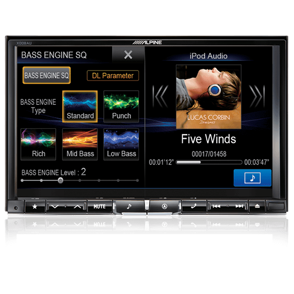 Alpine X008AU 8 inch navigation head unit