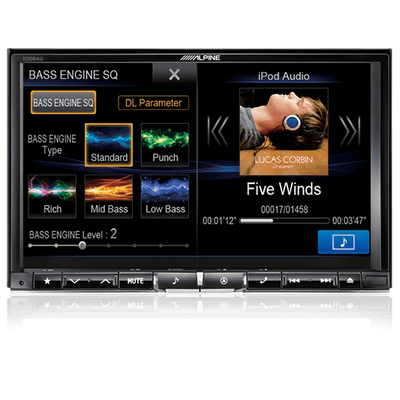 Alpine X008AU 8 inch navigation head unit