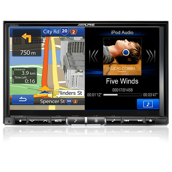 Alpine X008AU 8 inch navigation head unit