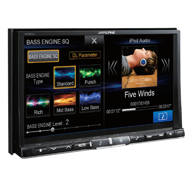 Alpine X008AU 8 inch navigation head unit