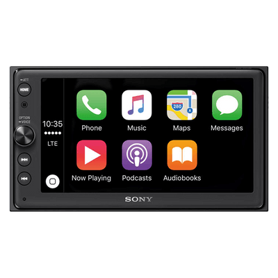 Sony XAV-AX100 with Apple CarPlay and Android Auto