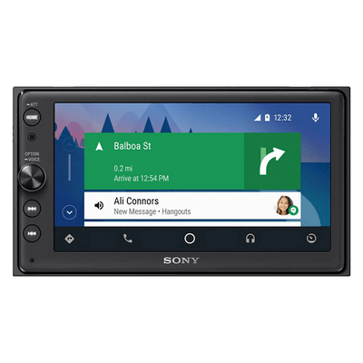 Sony XAV-AX100 with Apple CarPlay and Android Auto