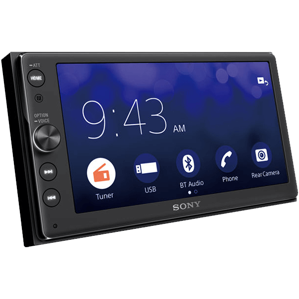 Sony XAV-AX100 with Apple CarPlay and Android Auto