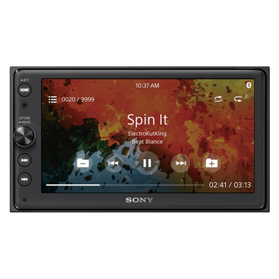 Sony XAV-AX100 with Apple CarPlay and Android Auto