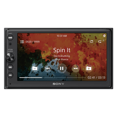 Sony XAV-AX100 with Apple CarPlay and Android Auto