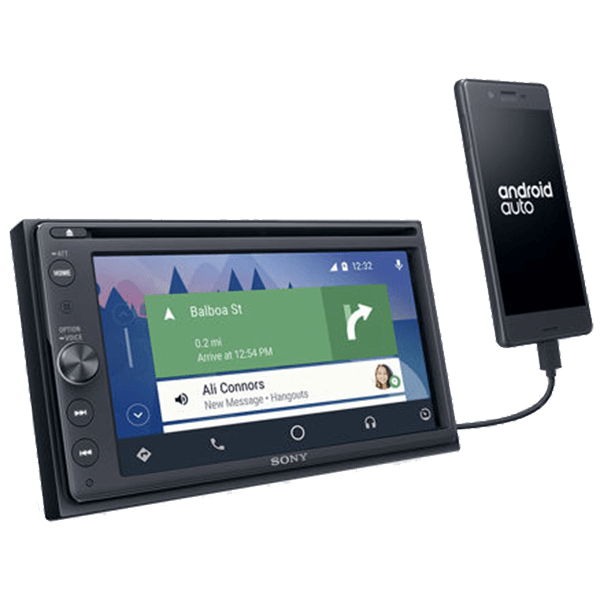 Sony XAV-AX200 with Apple CarPlay and Android Auto