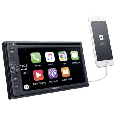 Sony XAV-AX200 with Apple CarPlay and Android Auto