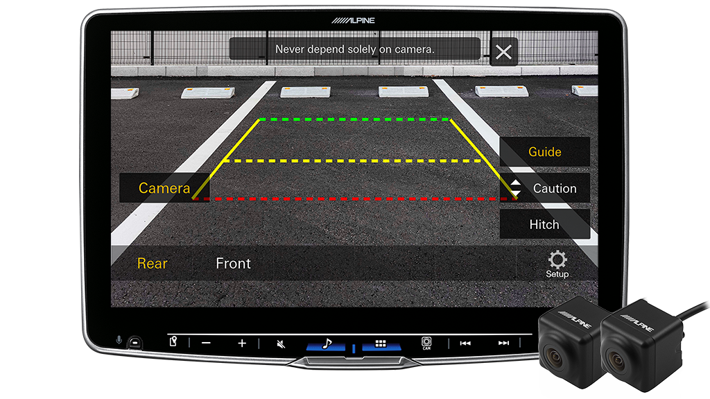 Alpine iLX-F511E 11-inch wireless CarPlay tablet