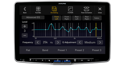 Alpine iLX-F511E 11-inch wireless CarPlay tablet