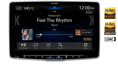 Alpine iLX-F511E 11-inch wireless CarPlay tablet