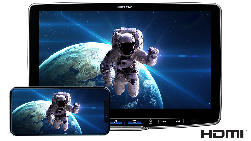 Alpine iLX-F511E 11-inch wireless CarPlay tablet