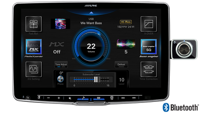 Alpine iLX-F511E 11-inch wireless CarPlay tablet