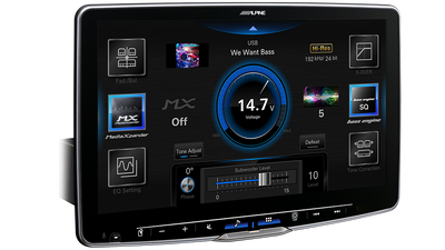 Alpine iLX-F511E 11-inch wireless CarPlay tablet