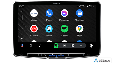 Alpine iLX-F511E 11-inch wireless CarPlay tablet