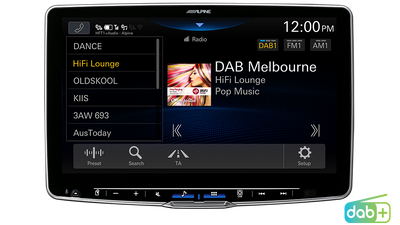 Alpine iLX-F511E 11-inch wireless CarPlay tablet