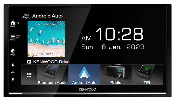 Kenwood DMX-7022s CarPlay Android Auto car stereo