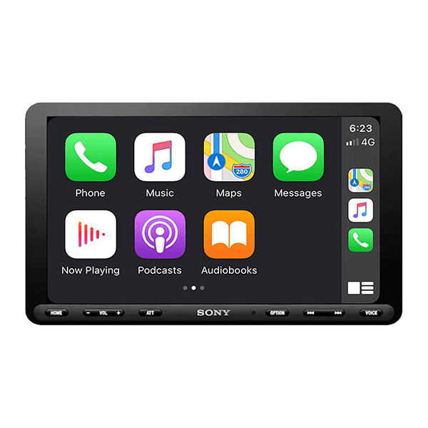 Sony XAV-AX8100bt tablet CarPlay AndroidAuto stereo