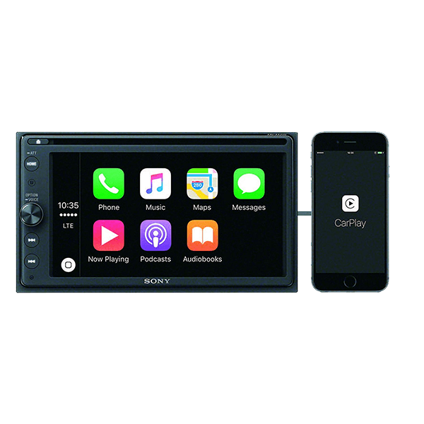 Sony XAV-AX200 with Apple CarPlay and Android Auto