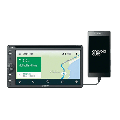 Sony XAV-AX200 with Apple CarPlay and Android Auto