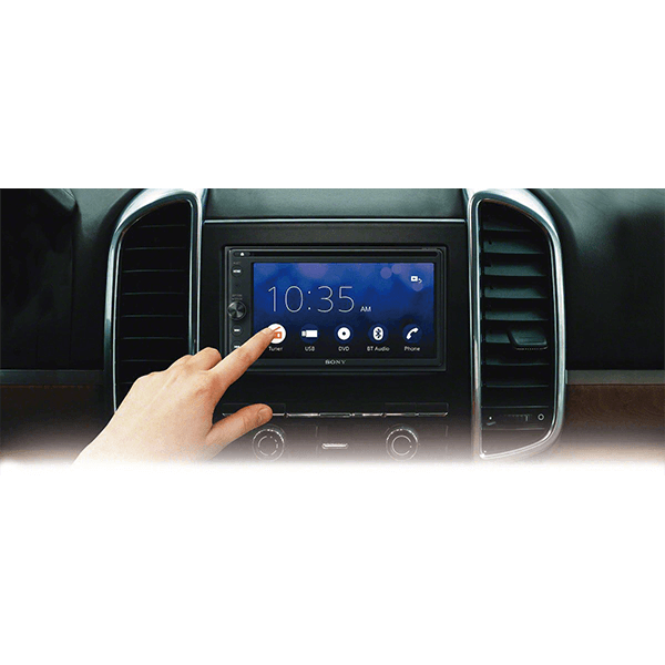 Sony XAV-AX200 with Apple CarPlay and Android Auto
